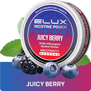 Elux Nicotine Pouches - Pack of 10 - Juicy Berry - Vapernest Wholesale