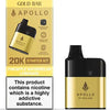 Gold Bar Apollo 20K Prefilled Pod Kit Pack of 5 - Pineapple Watermelon flavour available at Vapernest Wholesale