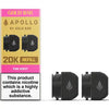 Gold Bar Apollo 20K Replacement Prefilled Pods - Pink Burst - vapeukwholesale