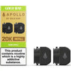 Gold Bar Apollo 20K Replacement Prefilled Pods - Sour Apple - vapeukwholesale