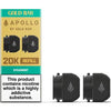 Gold Bar Apollo 20K Replacement Prefilled Pods - Spearmint - vapeukwholesale