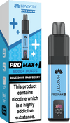 Hayati Pro Max+ 6000 Vape Kit Box of 5 - Blue Sour Raspberry
