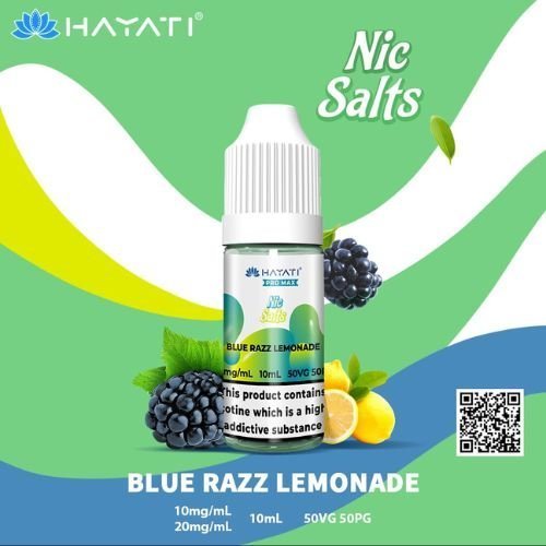 Hayati Pro Max Nic Salt 10ml Box of 10-Blue Razz Lemonade