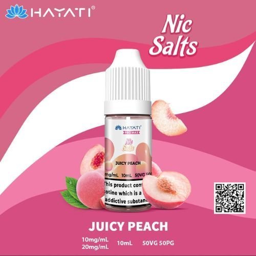 Hayati Pro Max Nic Salt 10ml Box of 10-Juicy Peach