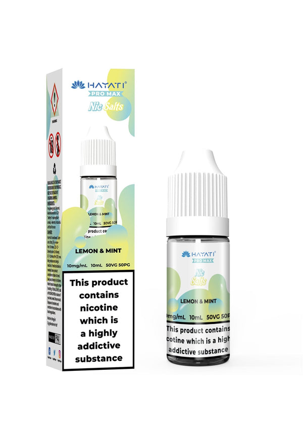 Hayati Pro Max Nic Salt 10ml Box of 10 - Lemon Mint