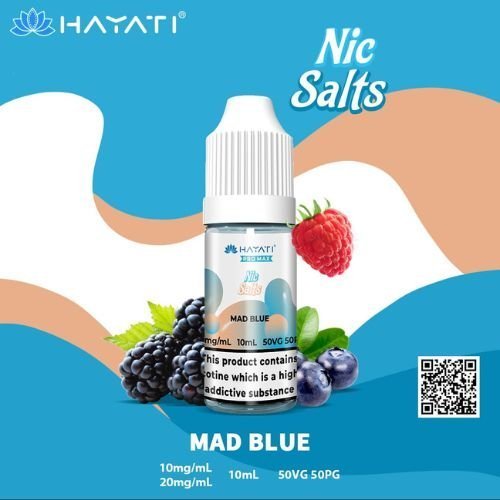 Hayati Pro Max Nic Salt 10ml Box of 10-Mad Blue