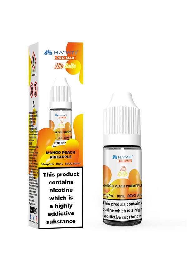 Hayati Pro Max Nic Salt 10ml Box of 10 - Mango Peach Pineapple