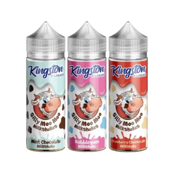 Kingston Silly Moo Moo Milkshakes 100ML Shortfill-Bubblegum-vapeukwholesale