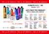 Merakii 3000 Puffs Disposable Vape 4 in 1 Pod System Kit Box of 5 - Ice Edition (4 in 1) - vapeukwholesale