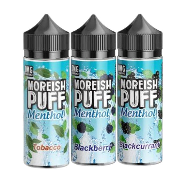 Moreish Puff Menthol 100ML Shortfill-Blackberry-vapeukwholesale