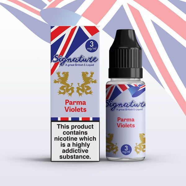 Signature - Parma Violets - 10ml (Pack of 10)-3mg-vapeukwholesale