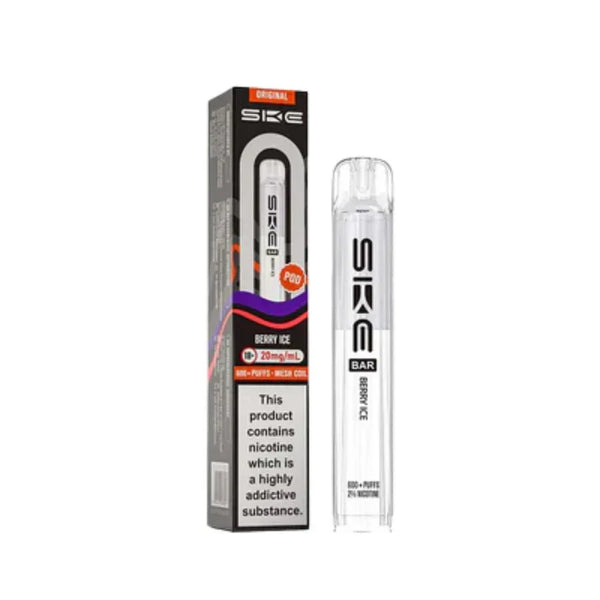 SKE Bar 600 Prefilled Pod box of 10 in Berry Ice at Vapernest Wholesale