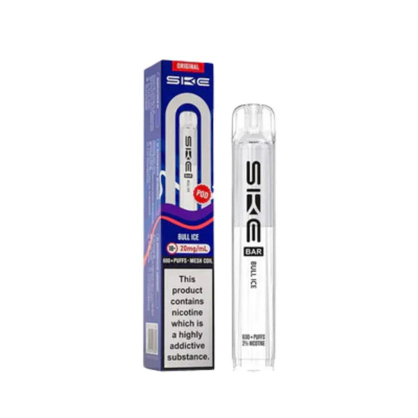 SKE Bar 600 Prefilled Pod box of 10 in Blue Ice at Vapernest Wholesale