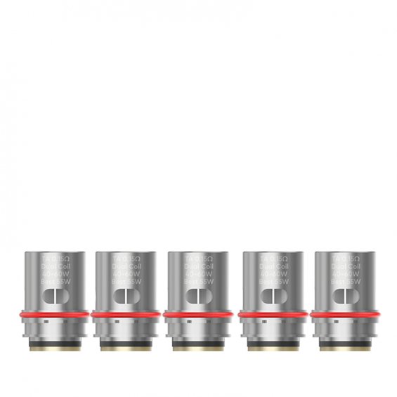 Smok TA Replacement Coils - Pack of 5 - 0.2ohm Single 2 - in - 1 Mesh - vapeukwholesale