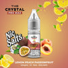 The Crystal Pro Max Hayati Nic Salts 10ml Box of 10-Lemon Peach Passionfruit