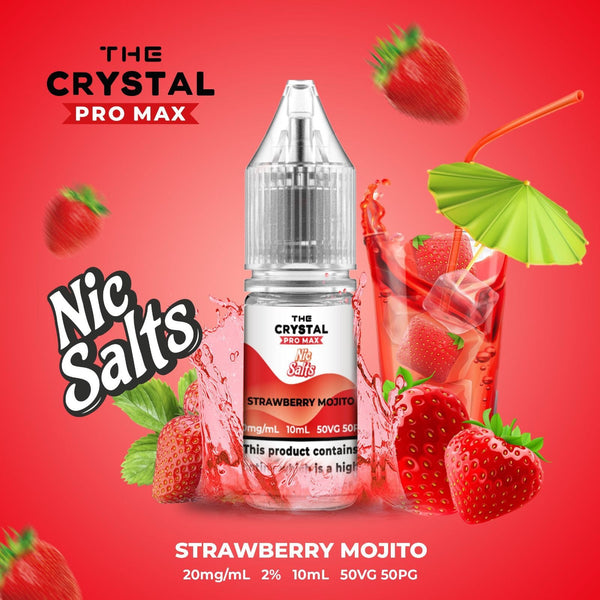 The Crystal Pro Max Vape Nic Salts 10ml - (Box of 10)