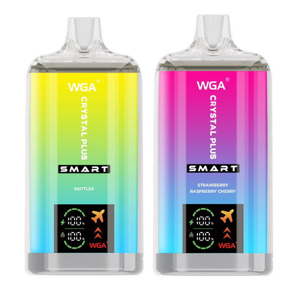 WGA Crystal Plus Smart 16000 Puffs Disposable Vape Box of 10 - Watermelon Ice - vapeukwholesale