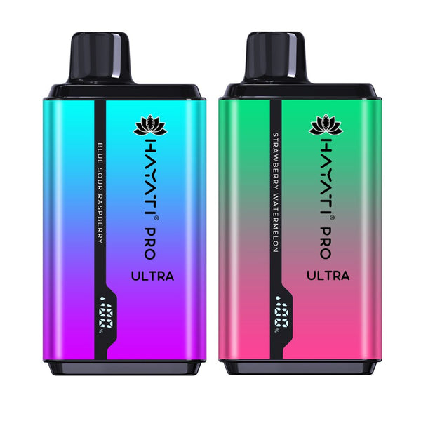ZERO NICOTINE Hayati Pro Ultra 15k Puffs Disposable Vape (BOX OF 10)-Apple Mojito-vapeukwholesale
